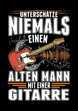 Gitarrist Alter Mann
