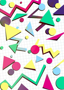 90s Retro Patterned B