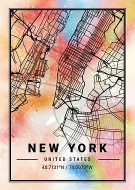 New York City Map USA