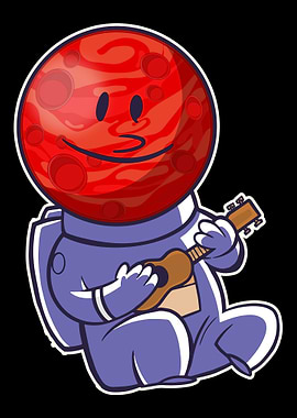 Astronaut Mars Ukulele