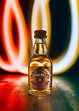 Neon Chivas Regal Whiskey