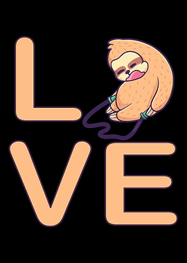 I love sloths and rope jum
