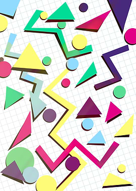 90s Retro Patterned C