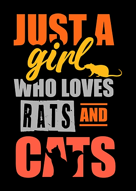 Rat Girl Cat Kitten