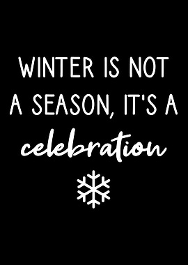 Winter Snow Ski Family