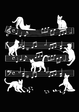 Motivational music cats