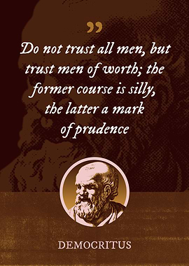 Do not trust all men but