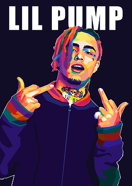 Lil Pump Wpap Pop Art