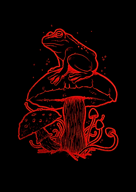 Cottagecore Aesthetic Frog