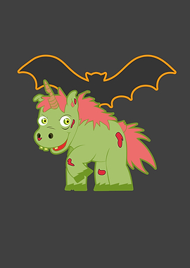 Sweet scary unicorn