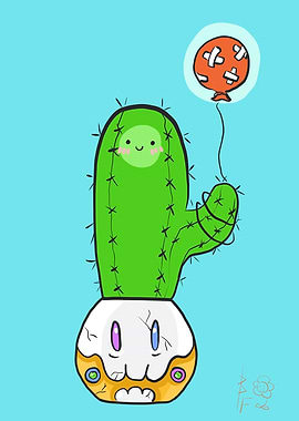 Cactus balloon