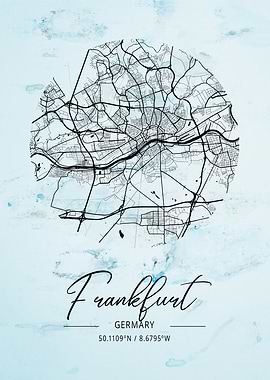 Frankfurt Alpha Watercolor