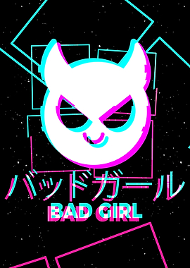 Japanese Glitch Bad Girl