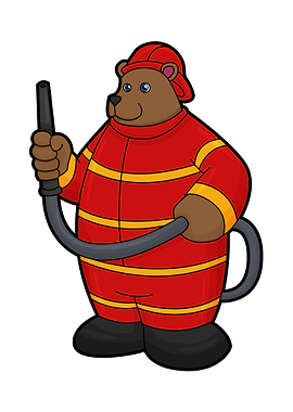 Bear Firefighter Hose