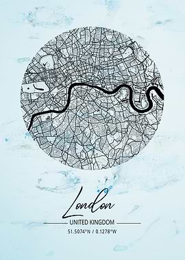 London Alpha Watercolor