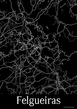 Felgueiras Black Map