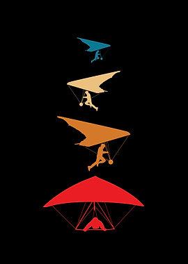 Vintage hang gliding