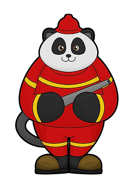 Panda Firefighter Hose