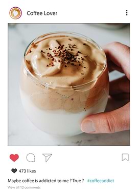 Instagram Coffee Addicted