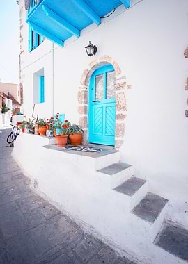 White Greek architecture