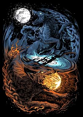 Norse Viking Wolves Myth