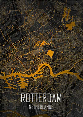 Rotterdam Netherlands Map