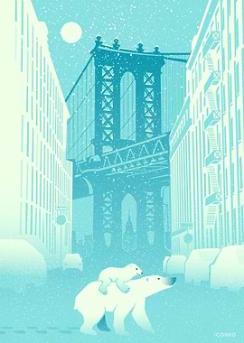 Polar bears in New York