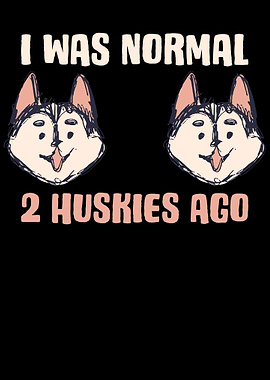 2 Siberian Huskies Ago