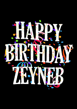 Happy Birthday Zeyneb