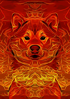 Shiba Burning
