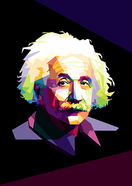 Albert Einstein in POP ART