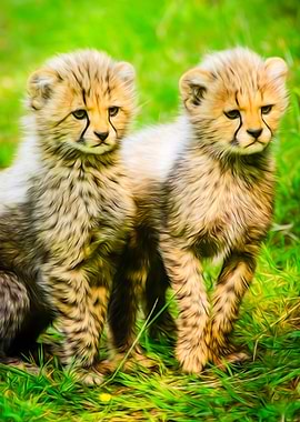 Twin Cheetahs