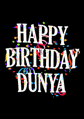 Happy Birthday Dunya