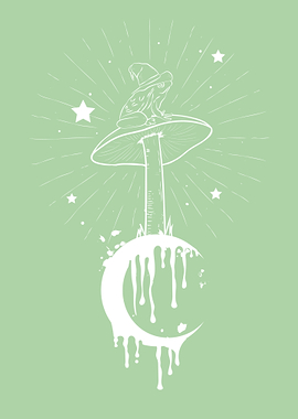 Cottagecore Frog Occult