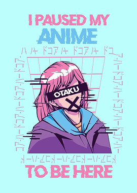 Otaku anime girl kawaii