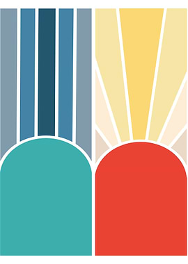 sun light and sky glass