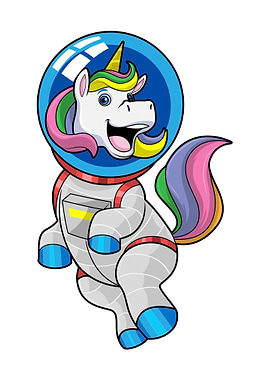 Unicorn Astronaut