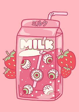 Weirdcore Aesthetic Milk