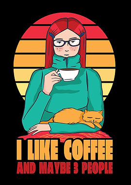 Retro mom coffee kitty 90s