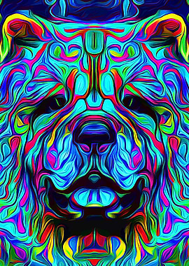 Chow Chow Abstract