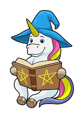 Unicorn Wizard Book