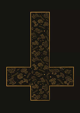 Cottagecore Inverted Cross
