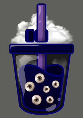 Weirdcore Bubble Milk Tea