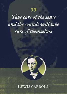 Take care of the sense and