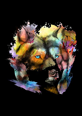 Wolf Colorful