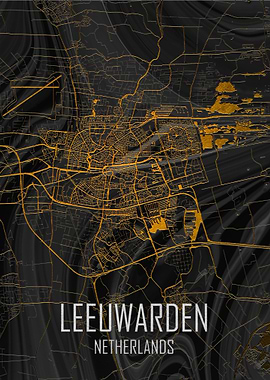 Leeuwarden Netherlands Map
