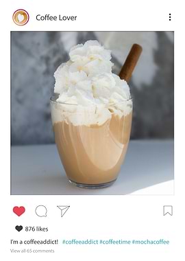 Instagram Mocha Coffee
