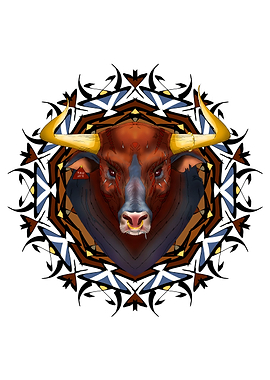 Bull mandala
