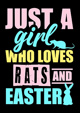 Rat Girl Easter Rabbit