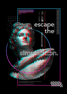 Vaporwave street art